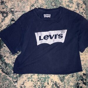 Levi's Cropped Blue T-Shirt